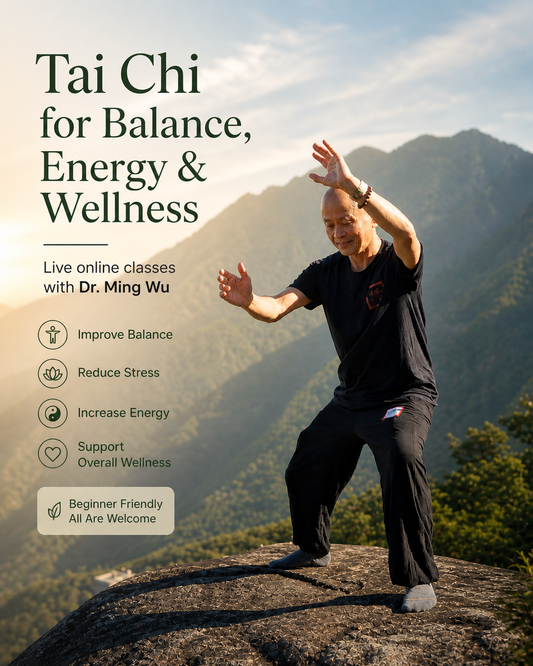 Fengyang Tai Chi Eight Forms with Dr. Wu (Online)